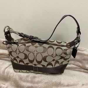 Coach Signature Stripe Tote.